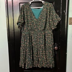 Cat Camo print dress